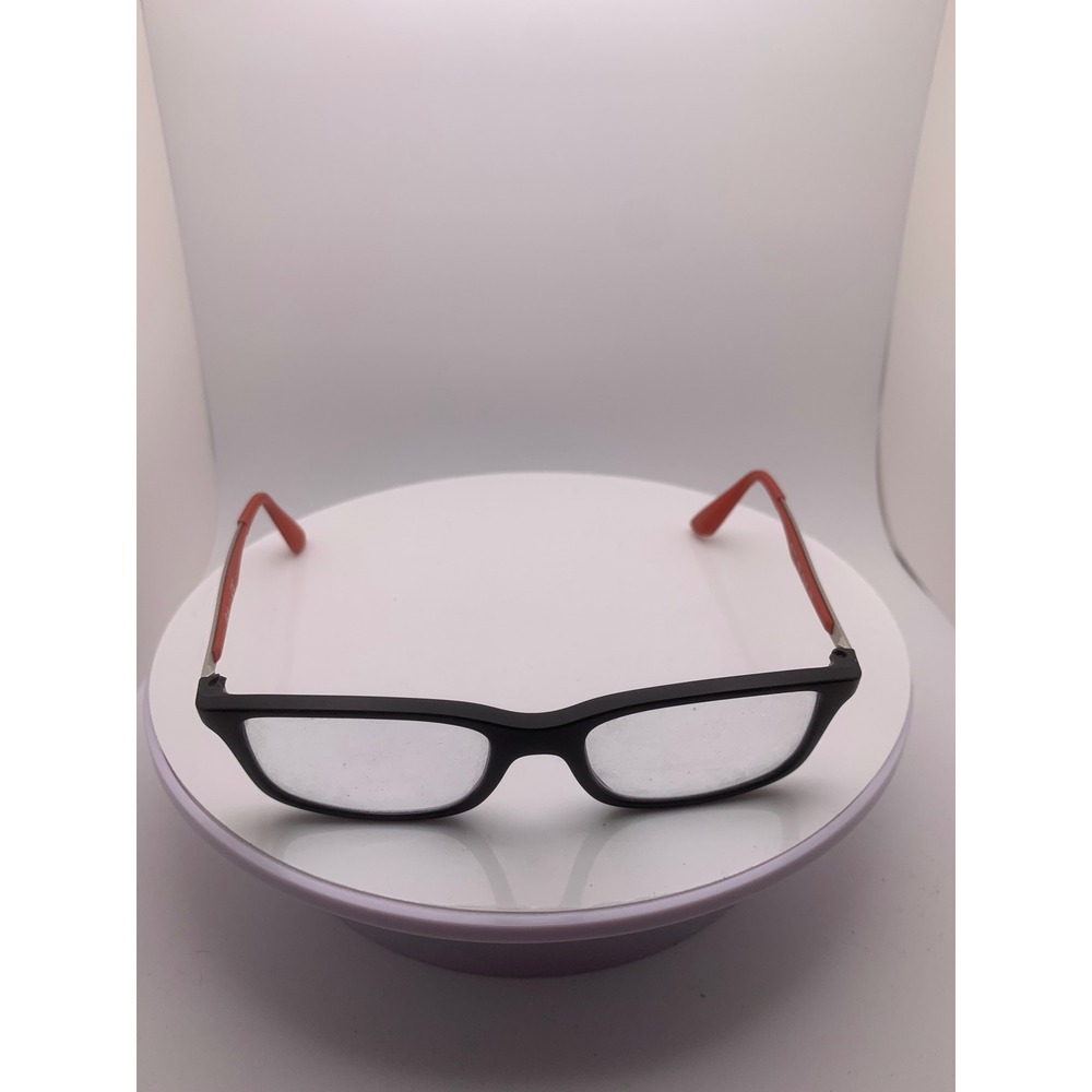 Ray-Ban RB 1570 3652 Matte Black Red Rectangular Glasses 47-16-130 Frames Only
